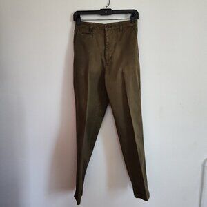 Ladies Petite SZ 6P Vintage GH Bass Green Khakis